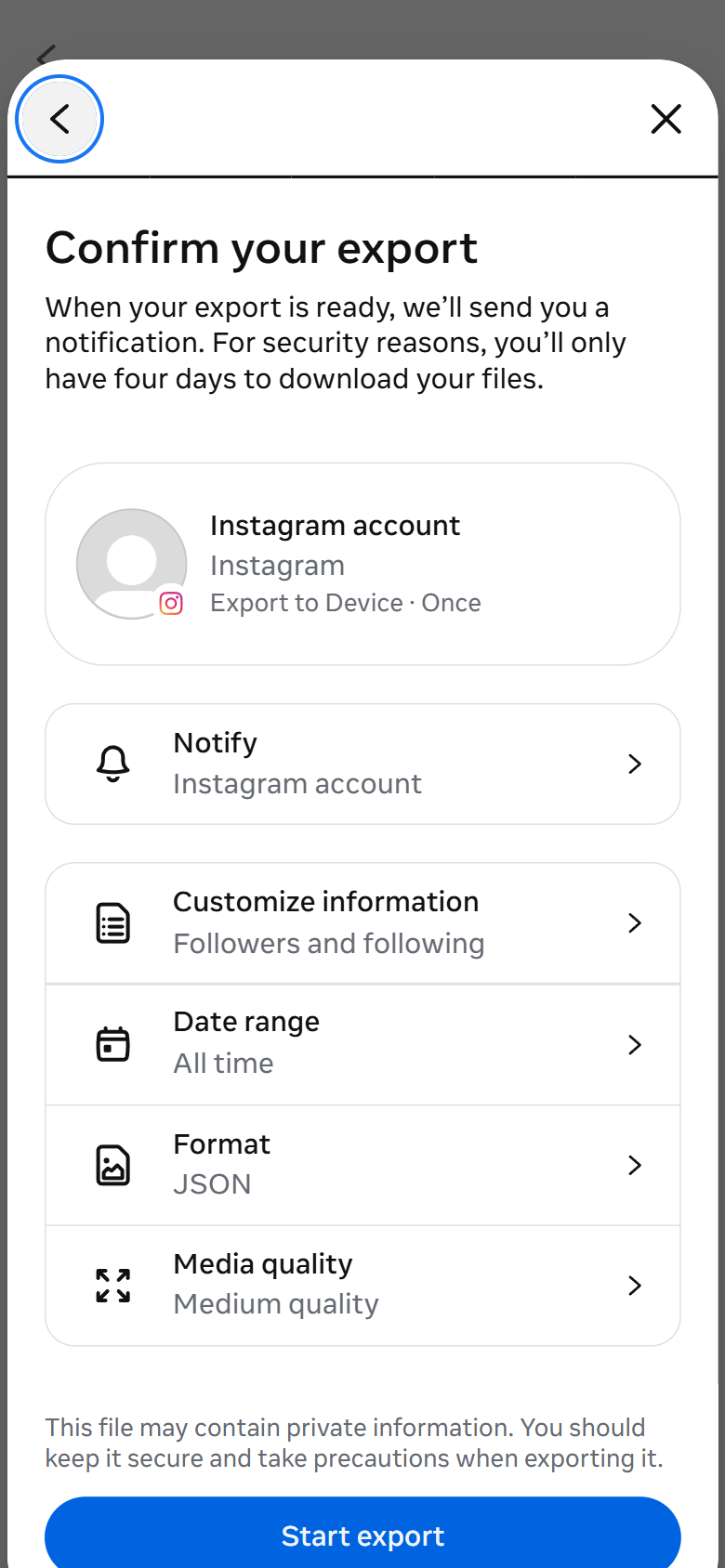 Keep only the data you need